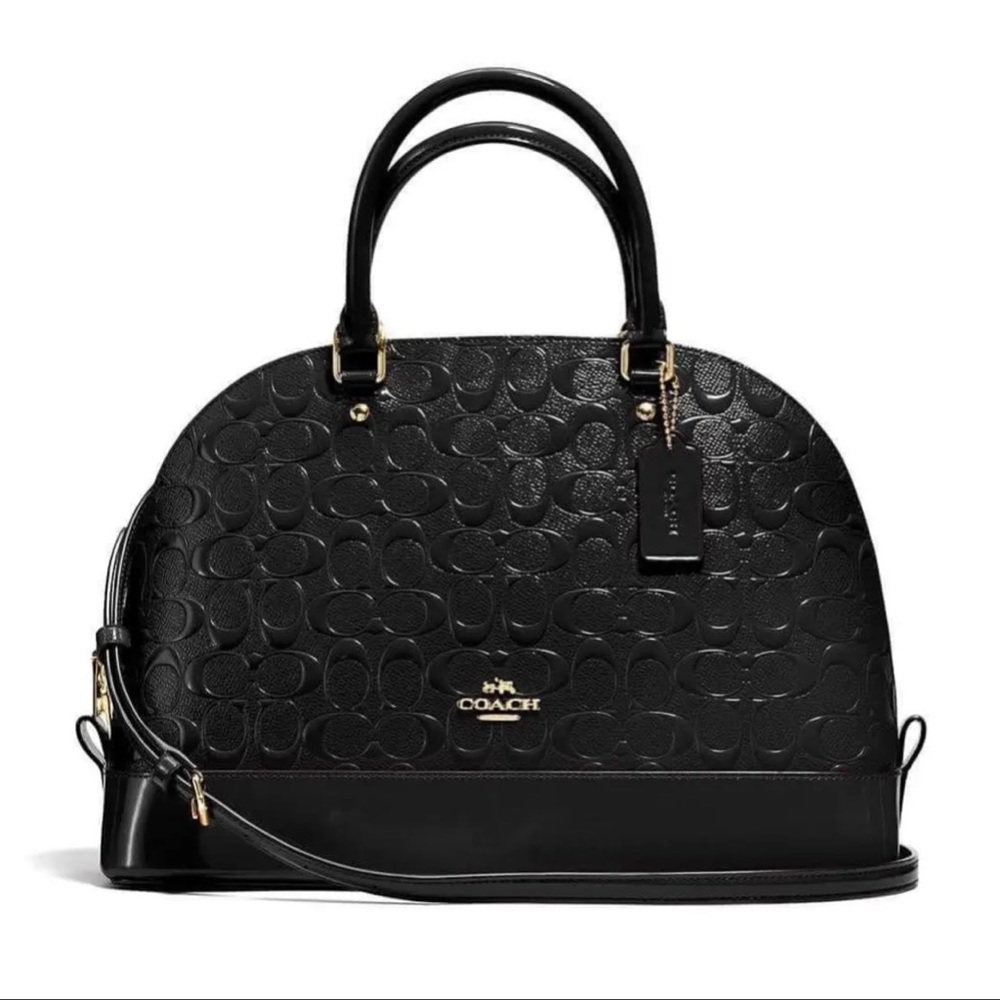 Coach Sierra Black Embossed Satchel ❌SOLD❌